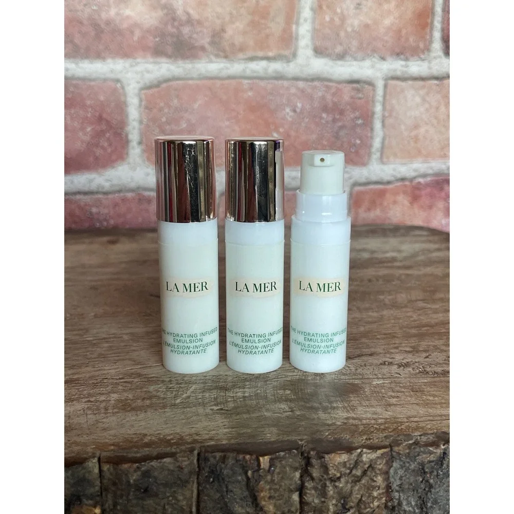 La Mer The Hydrating Infused Emulsion 3x 5ml 0.17oz Travel Size Lot of 3 New